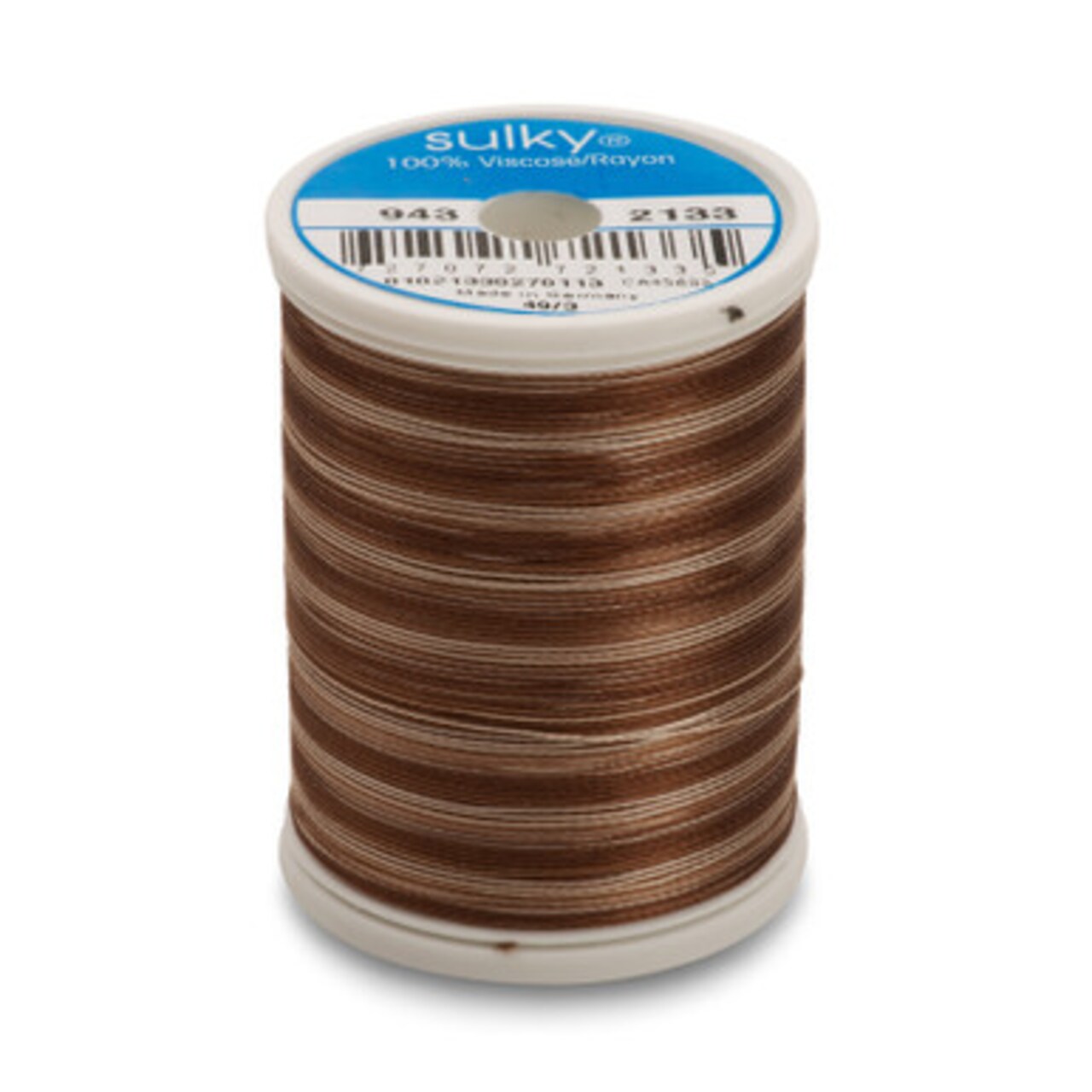 Sulky 40 Wt. Rayon Variegated Thread - Vari-Coffee Browns -850 yd. Spool